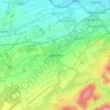 Mappa topografica Balerno, altitudine, rilievo