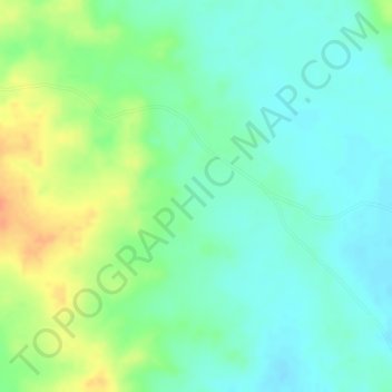 Mappa topografica Itagui, altitudine, rilievo