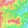 Mappa topografica La Croix de Laÿ, altitudine, rilievo