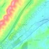 Mappa topografica Tutwiler Farm, altitudine, rilievo