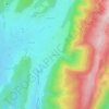 Mappa topografica Le Bouchet, altitudine, rilievo