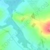 Mappa topografica La Piege, altitudine, rilievo