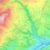 Mappa topografica La Jubilière, altitudine, rilievo