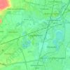 Mappa topografica Lingolsheim, altitudine, rilievo