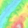 Mappa topografica La Brisière, altitudine, rilievo