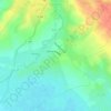 Mappa topografica Les Aubagnes, altitudine, rilievo