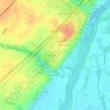 Mappa topografica Clos de Bordeaux, altitudine, rilievo