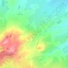 Mappa topografica Puyravaux, altitudine, rilievo