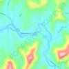 Mappa topografica Cullasaja, altitudine, rilievo