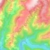 Mappa topografica La Beloterie, altitudine, rilievo