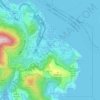 Mappa topografica 柴灣區, altitudine, rilievo