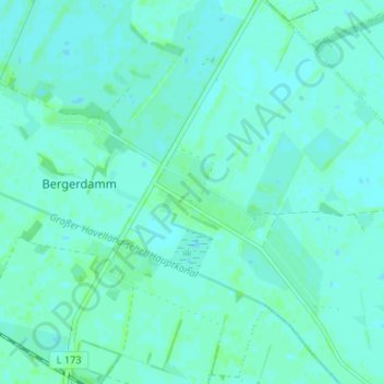 Mappa topografica Hertefeld, altitudine, rilievo