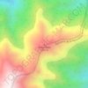 Mappa topografica Cerro Ñipa, altitudine, rilievo