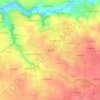 Mappa topografica La Bâtardière, altitudine, rilievo
