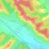 Mappa topografica Ciorăști, altitudine, rilievo