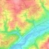 Mappa topografica Kergreis, altitudine, rilievo