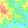 Mappa topografica La Véronnière, altitudine, rilievo