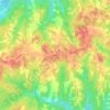 Mappa topografica Keeling, altitudine, rilievo