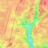 Mappa topografica Le Grand Vaudasnière, altitudine, rilievo
