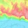 Mappa topografica Court-at-Street, altitudine, rilievo
