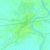 Mappa topografica Kaliyaganj, altitudine, rilievo