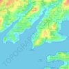 Mappa topografica Rostiviec, altitudine, rilievo