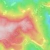 Mappa topografica Tossal de la Serra del Mas de Gomis, altitudine, rilievo