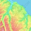 Mappa topografica San Pietro, altitudine, rilievo