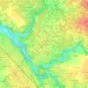 Mappa topografica Le Grand Champ, altitudine, rilievo
