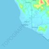 Mappa topografica Palimbang, altitudine, rilievo