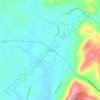 Mappa topografica Manatawny, altitudine, rilievo