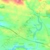 Mappa topografica Poul Raniquet, altitudine, rilievo