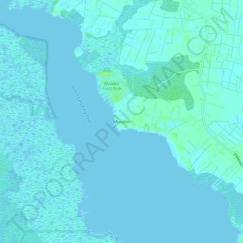 Mappa topografica Munden, altitudine, rilievo