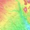 Mappa topografica Barrio de San Miguel, altitudine, rilievo