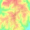 Mappa topografica Chalybeate Springs, altitudine, rilievo