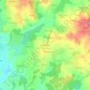Mappa topografica Le Petit Charrat, altitudine, rilievo