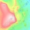 Mappa topografica The Quiraing, altitudine, rilievo