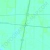 Mappa topografica Fair Oaks, altitudine, rilievo