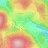 Mappa topografica Les Cognières, altitudine, rilievo