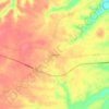 Mappa topografica Tollesboro, altitudine, rilievo