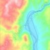 Mappa topografica Smiths Ferry, altitudine, rilievo