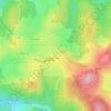 Mappa topografica Champ Oudo, altitudine, rilievo