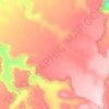 Mappa topografica Sids Mountain, altitudine, rilievo