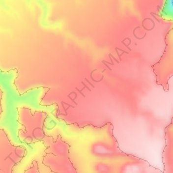 Mappa topografica Sids Mountain, altitudine, rilievo
