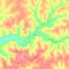 Mappa topografica New, altitudine, rilievo