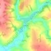 Mappa topografica Ханино, altitudine, rilievo