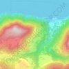 Mappa topografica Verna, altitudine, rilievo