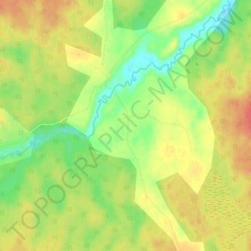 Mappa topografica Плави, altitudine, rilievo