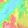 Mappa topografica Les Argiles, altitudine, rilievo