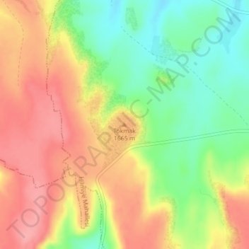 Mappa topografica Pınarbaşı, altitudine, rilievo